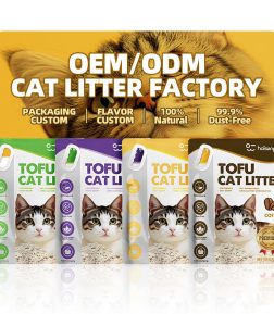 Free Samples Fast Delivery 6L Eco Friendly 99% Antibacterial Strong Clumping Deodorization Tofu Cat Litter Sand