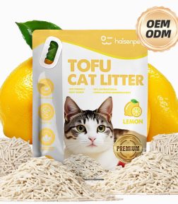 Hot Sell Customized Multiple Scented Colors 99% Antibacterial Odor Control Clumping Tofu Cat Litter Sand