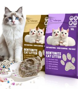 OEM ODM Factory Wholesale Long-Lasting Deodorization 5kg Easy Scoop Kitty Strong Clumping Bentonite Cat Litter