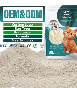 CE MSDS BSCI Dust Free Quick Clumping Absorbent 99.9% No Dust Organic Tofu Cat Litter