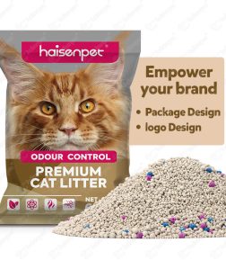 Factory Wholesale Low Dust  Tracking Odor Control  Ball Shape Strongly Clumping Sodium Bentonite Cat Litter