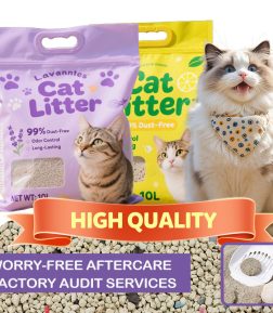 Hot Sell Cat Sand Antibacterial Long-Lasting Deodorization Activated Carbon Volcanic Rock Clumping Bentonite Cat Litter