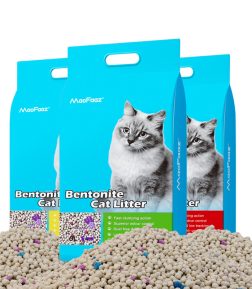 Wholesale Cheapest Dust Free Strong Clumping Sodium Clay Cat Litter Easy Clean Premium Apple Scent Bentonite Cat Sand