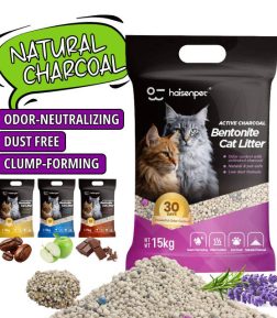 Free Samples Arena Para Gatos Factory 99% Dust-Free Activated Charcoal Extreme Odor Elimination Bentonite Cat Litter Sand