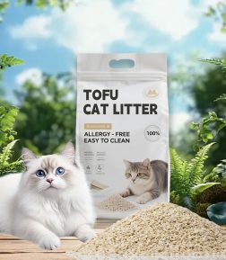 CE Custom Logo Lock Strong Deodorization Easy Scoop Biodegradable Soya Corn Tofu Cat Litter Sand