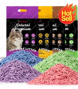 OEM ODM Factory Wholesale Instant Clumping Super Absorbent Low Dust Biodegradable Tofu Cat Litter Sand