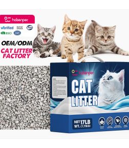 BSCI Cat Sand Free Samples Odor Control Clumping Crushed Bentonite Cat Litter