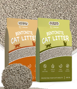 Custom Logo Fast Delivery 100% Natural Bentonite Cat Litter Factory Wholesale Arena Para Gatos
