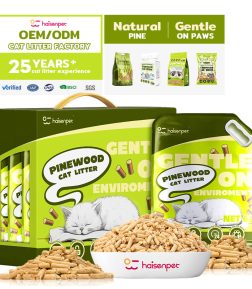 HAISENPET Manufacturers Buy OEM/ODM Clumping Wooden Catlitter
