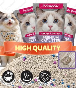 Hot Sell  Best-Selling Fine Coarse Granules High Absorption Rate Low Dust Formula Sodium Instant Clumping Bentonite Cat Litter