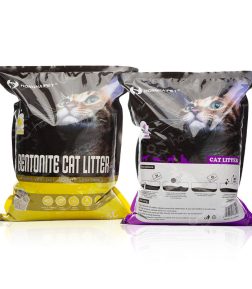 Supplier OEM Dust Free Strong Clumping Sodium Clay Cat Sand Easy Clean Premium Lavender Scent Bentonite Cat Litter