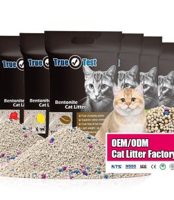 BSCI Factory Direct Sale Clumping Ball Shape Bentonite Cat Sand Litter