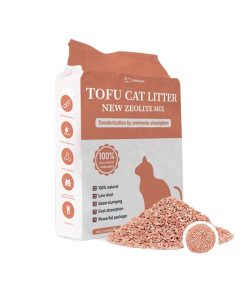 Suppliers Wholesale Premium Clumping Clean Tofu Zeolite Mixed Quickly Reunited Natural Bean Dregs Fiber Tofu Crushed Cat Litter