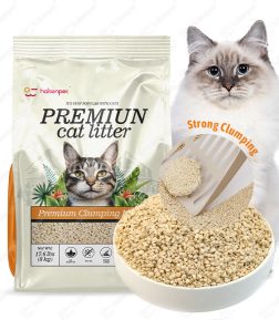 Popular Newest Product Highly Absorbent High-agglomeration 100% Natural Low Dust Plant-based Tofu Cat Litter