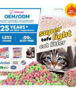HAISEN Kitty Sand Supplier Perfect Cat Premium Corn Tofu Cat Litter
