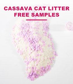 OEM ODM Factory High Quality Low Dust Fast Clumping Eco-Friendly Biodegradable Odor Control Cassava Cat Litter 5KG