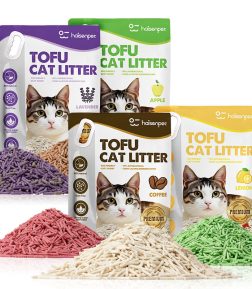 Best-Selling OEM ODM Factory Wholesale 100% Natural Dust Free Easy Scoop Absorb Strong Clumping Tofu Cat Litter Sand