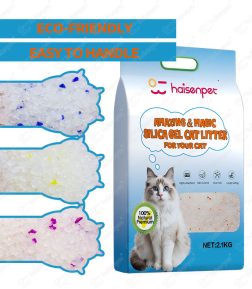 Factory Low Price Wholesale  5L 6L Easy Scoop Antibacterial Silicone Crystal Cat Litter