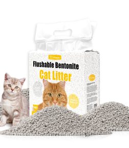 HAISENPET Scented Pet Friendly Odor Control Bentonite Clumping Cat Litter