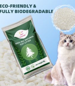 OEM ODM Free Samples Large Wholesale Discounts Natural Biodegradable Eco Friendly Cassava Cat Litter Arena Para Gatos