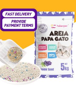 Arena Para Gatos OEM ODM Long-Lasting Deodorization High-agglomeration Clumping Natural Sodium Bentonite Cat Litter Sand