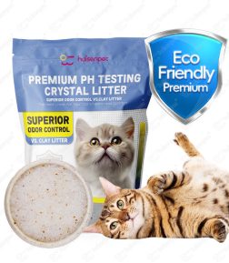 OEM Manufacturer Bulk Eco Friendly High Quality Dust Free Highly Absorbent PH Testing Crystal Cat Litter