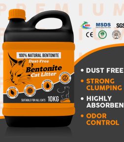 Custom Extra Odor Control Dust-Free Fast Clumping 10KG  Bentonite Cat Litter Arena Para Gatos