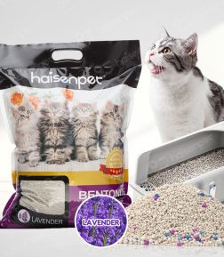 48 Hour Shipping Natural Sodium Lavender Scent Deodorization Cat Sand Eco Friendly Bentonite Cat Litter