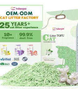 Factory OEM/ODM Quick Clumping Kitty Bulk Biodegradable Green Tea Cat Litter Suppliers