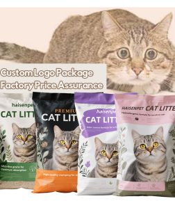 OEM ODM Factory Wholesale Clumping Bentonite Cat Litter Sand High-agglomeration  Premium Arena Para Gatos
