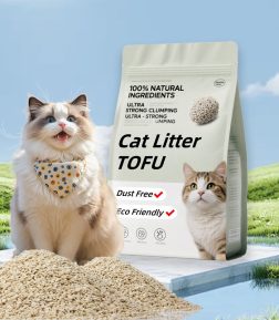 Free Samples Low Dust High Quality 100% Natural Biodegradable Tofu Cat Litter Sand Cat for Sale