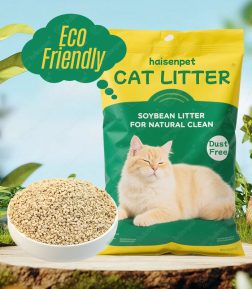 Free Samples Eco Friendly Flushable 6L 10L Soy Corn Strong Clumping Crushed Tofu Cat Litter