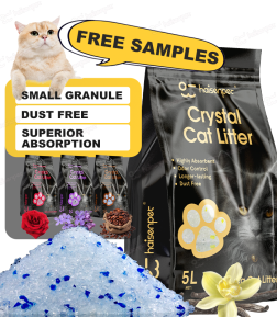 Factory Direct Sale Superior Moisture Lock Dust-Free Silica Gel Crystal Cat Litter