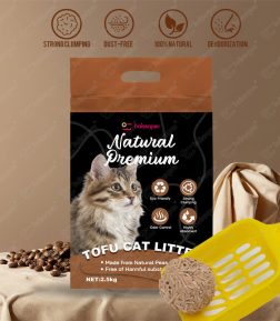 Custom Logo Catlitter Kitty Super Absorbent Long-Lasting Freshness Instant Coffee Scent Clumping Tofu Cat Litter Sand
