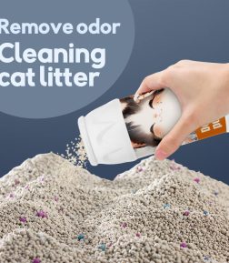 OEM ODM Odour Control Non-Toxic 300g 400g 550g Cat Litter Deodorant Powder