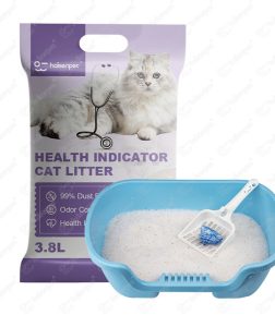 Free Samples Absorbs Moisture Quickly Health Monitoring Low Maintenance Eco-Friendly PH Testing Crystal Cat Litter