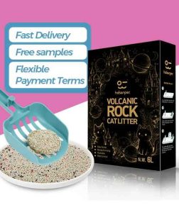 Free Samples Fast Delivery Factory Direct Sale Natural Volcanic Rock Mineral Granule Cat Litter
