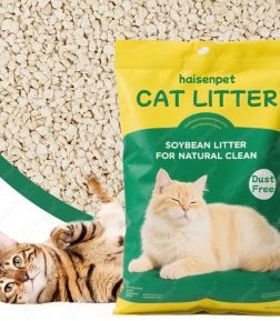 OEM ODM Dust Free Odor Control Coffee Lemon Lavender Broken Strong Clumping Crushed Tofu Cat Litter for Cat