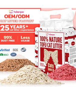 OEM Factory Super Premium Tofu Cat Litter Milk Aroma Con Olor Ecologica Dust FreeEasy Clean Que Se Aglutina Arena Para Gatos