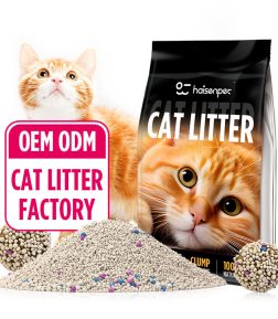 OEM ODM Free Samples Strong Deodorization Ball Shape Catlitter  Clumping Bentonite Cat Litter