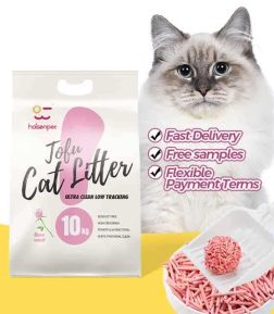 Factory Direct Sales Cat Litter OEM ODM Wholesale Best Clean Eco Friendly 100% Natural Dust Free Arena De Tofu Para Gatos
