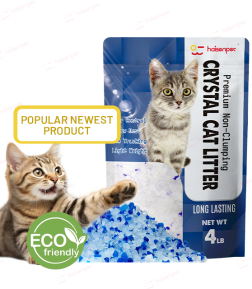 Popular Newest Product Premium Highly Absorbent Easy Cleaning Low Dust Crystal Cat Litter