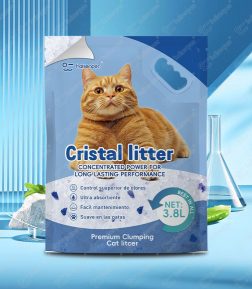 Best-Selling 3.8L Bulk Easy Cleaning Odor Control Lock Strong High Quality Crystal Cat Litter