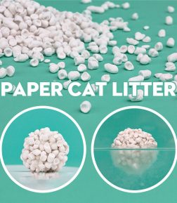 Factory Direct Sales  Premium Highly Absorbent Cat Sand Deodorization Dust Free  Paper Cat Litter