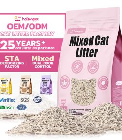 HAISEN Factory Price OEM/ODM Tofu Zeolite Mixed Cat Sand Litter
