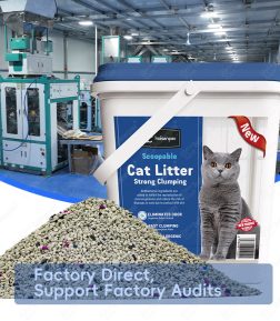 Stable Supply Chain Clumping Mineral Granule Bentonite Volcanic Rock Clay Cat Litter