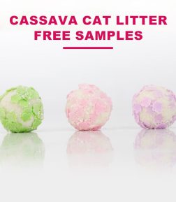 ODM Cat Litter Bulk Supply Manufacturer Private Label  Environmentally Friendly Fast Clumping High Absorption Cassava Cat Litter