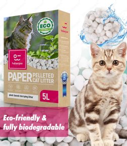 OEM ODM Cat Litter Free Samples White Label Cabinet Flushable Eco Friendly  Natural Biodegradable Paper Tofu Cat Litter