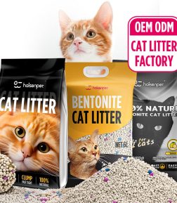 Free Samples Custom Logo Fragrances Ball Shape Clumping Bentonite Cat Sand Litter