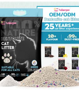 Arena Para Gatos Al Por Mayor Clumping Limpieza De Mascotas Hot Sale Bulk Ball Shape Sand for Bentonite Cats